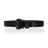 ALINDA Black Suede