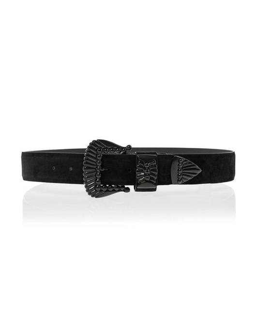 ALINDA Black Suede