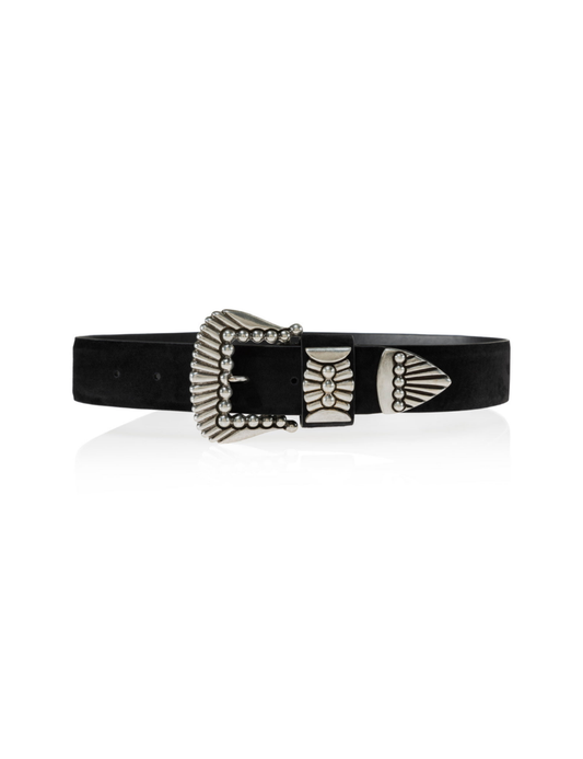 ALINDA Ox Silver Suede