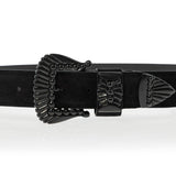 ALINDA Black Suede